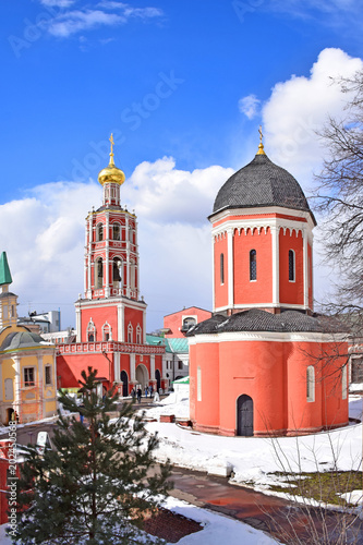 The Temple of Metropolitan Peter and the Gateway Church of the Intercession of Our Lady are in the territory of the High-Petrovsky Monastery founded in 1315 by the Metropolitan of Kiev Peter. Moscow, 