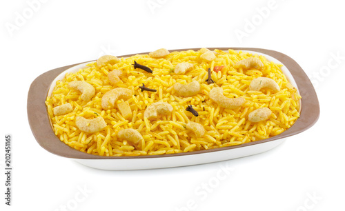 Indian Cuisine Pulao Also Know as Pulav, Vegetarian Biryani, Veg Pulav, Vegetable Pulav, Biriyani or Vegetable Rice is a Spicy Rice Dish Prepared By Cooking Rice with Various Vegetables And Spices