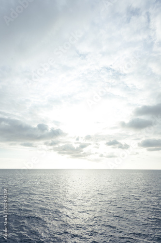 Wallpaper Mural cloudy blue sky on the ocean in the nice day Torontodigital.ca