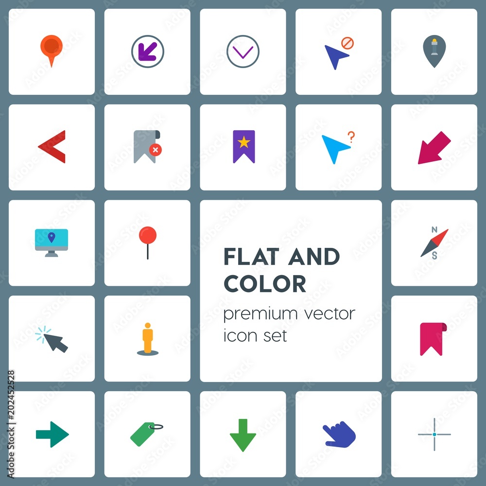 Modern Simple Set of location, arrows, cursors, bookmarks Vector flat Icons. Contains such Icons as scroll, right, tag, computer, people and more on grey background. Fully Editable. Pixel Perfect Modern Simple Set of location, arrows, cursors, bookmarks Vector flat Icons. Contains such Icons as scroll, right, tag, computer, people and more on grey background. Fully Editable. Pixel Perfect