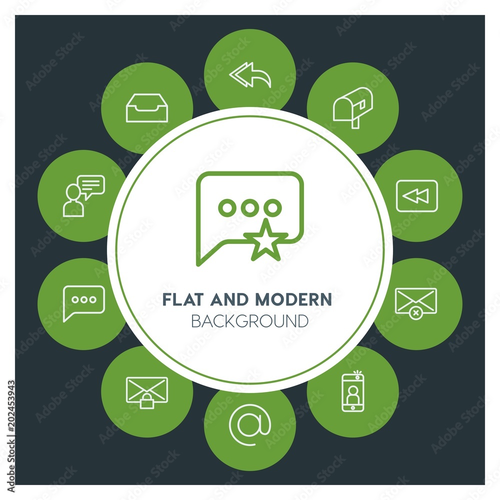 chat and messenger, video, photos, email Infographic Circle outline Icons Set. Contains such Icons as business, website, elements, background, pattern and more. Fully Editable. Pixel Perfect chat and messenger, video, photos, email Infographic Circle outline Icons Set. Contains such Icons as business, website, elements, background, pattern and more. Fully Editable. Pixel Perfect