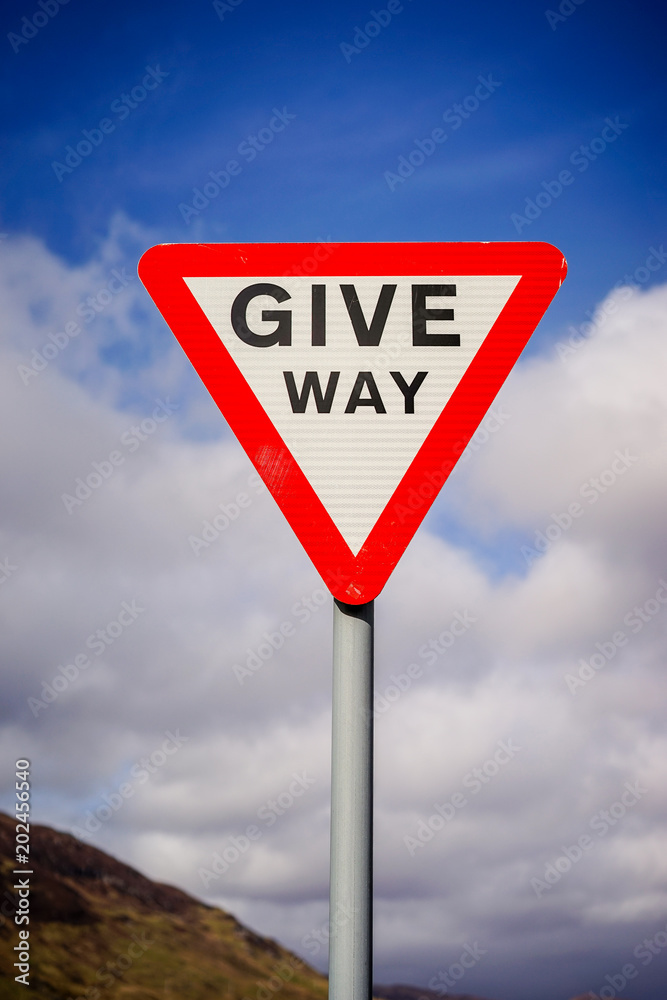 Give Way Sign