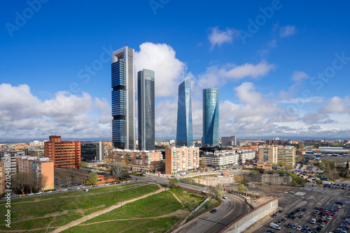 Spain financial district photo