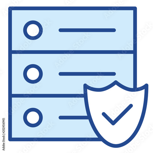 Server Sicherheit Vector icon