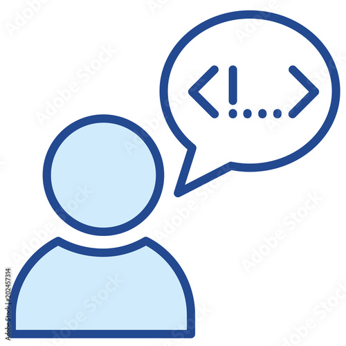Software Entwickler Vector Icon
