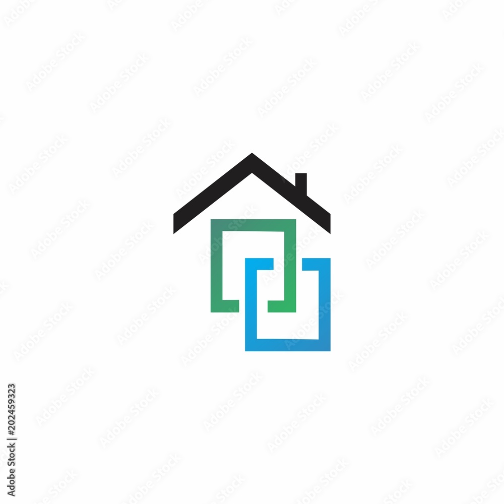 house logo design for property  and building