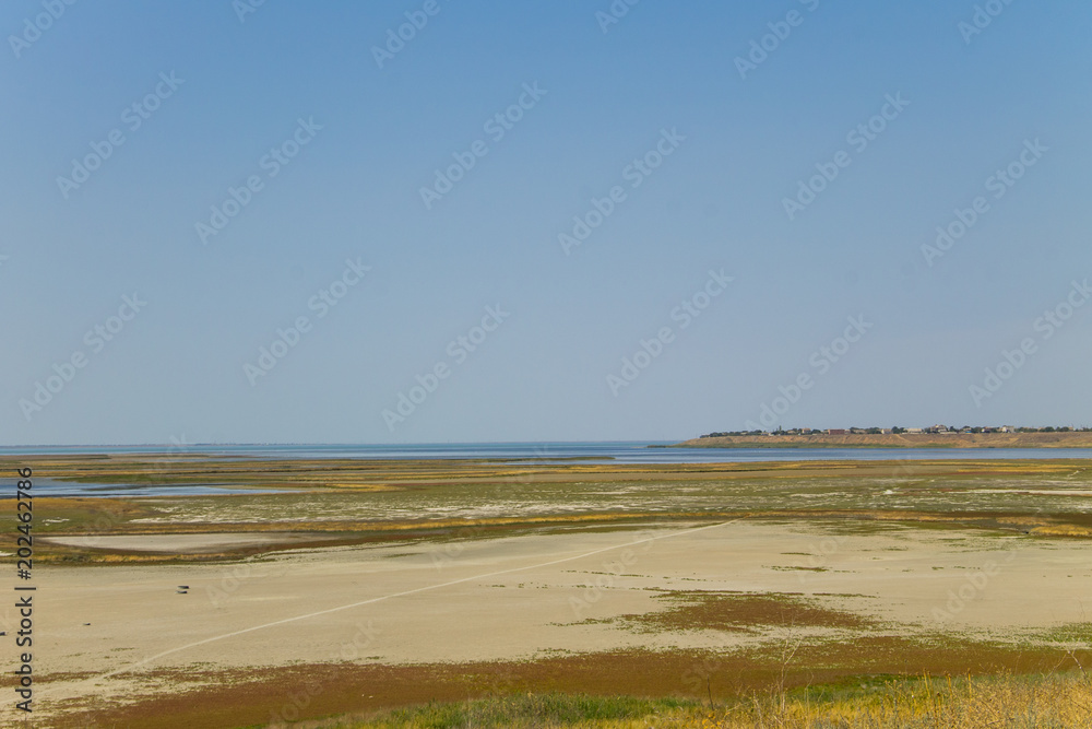 View on the Sivash lake, Ukraine