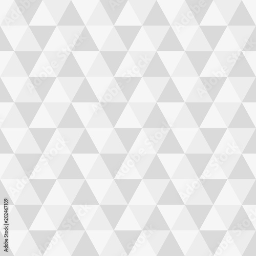 Triangle seamless background. Modern triangular geometric pattern. Polygon texture. Vector illustration.