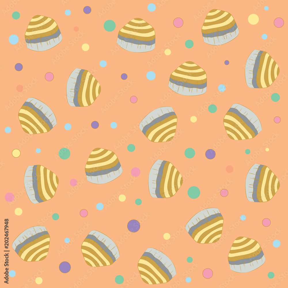 Sweet bright and tasty sweets. Vector background. Sweet bright and tasty sweets. Vector background.