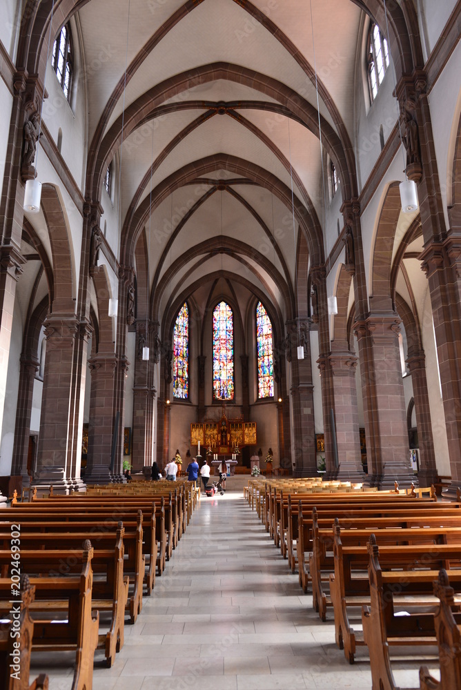 Innenansicht der Heilig-Geist-Kirche (Mannheim) 