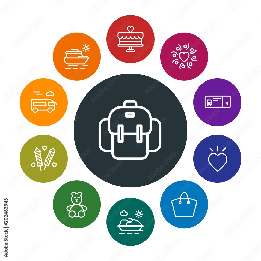 travel, valentine Infographic Colorful outline Icons Set. Contains such Icons as vacation, bus, transport, firework, heart, boat, beach, wave, wedding and more. Fully Editable. Pixel Perfect travel, valentine Infographic Colorful outline Icons Set. Contains such Icons as vacation, bus, transport, firework, heart, boat, beach, wave, wedding and more. Fully Editable. Pixel Perfect