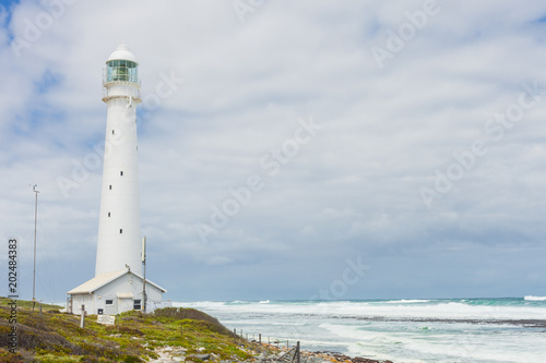 Cape Town Lighthouse on a rugged coastline during the daytime