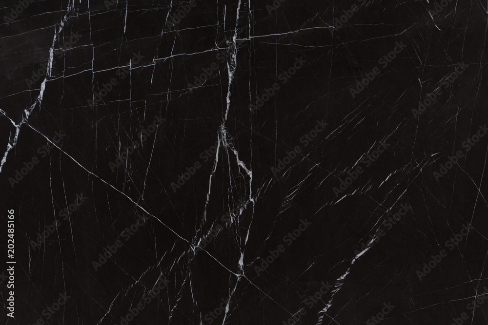 Obraz premium Strict black marble texture with natural hard surface.