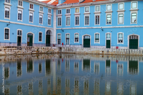 a building on the embankment in lisbon