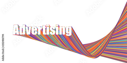ADVERTISING Colourful Banner