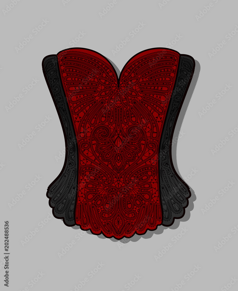 Φωτογραφία Vintage lace corset