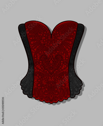 Fotografija Vintage lace corset