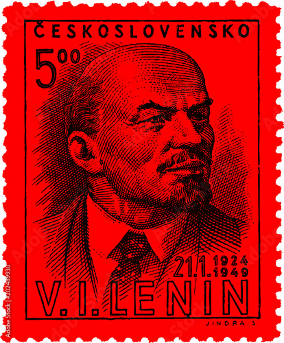 Vladimir Ilyich Ulyanov (Lenin) stamp