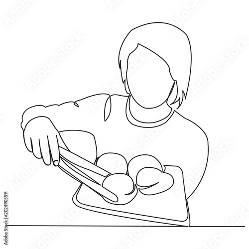 girl confectioner