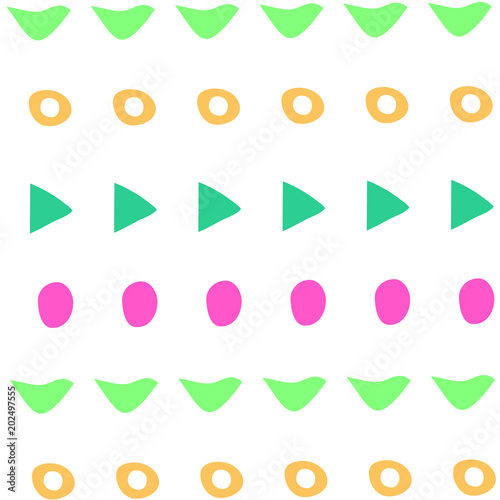Handdrawn seamless pattern collection. Simple texture for backround, fabric or other types of design.