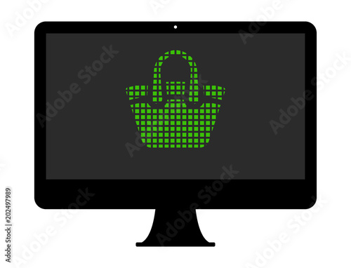 Pixel Icon PC - Handtasche