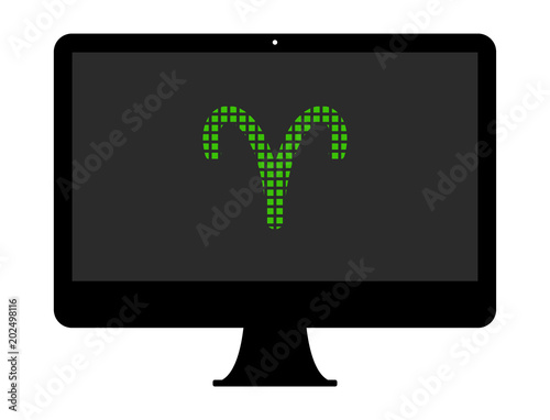 Pixel Icon PC - Sternzeichen - Widder