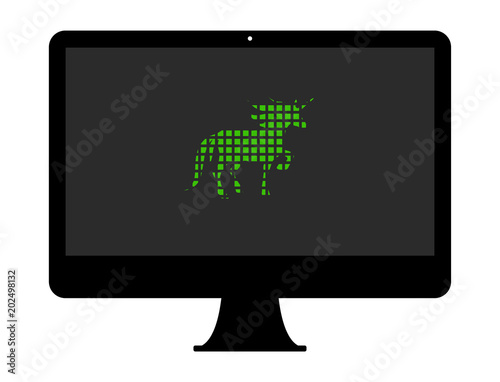 Pixel Icon PC - Einhorn