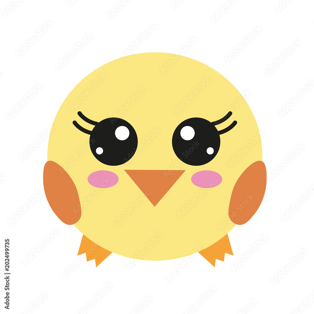 Vector illustration with cheeken Vector illustration with cheeken