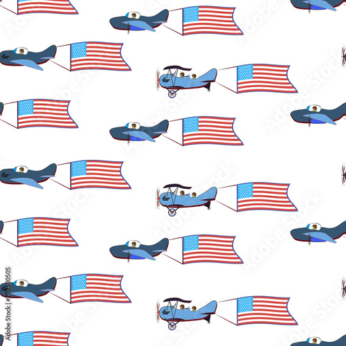 Festive aircraft for the day regardless of the United States
