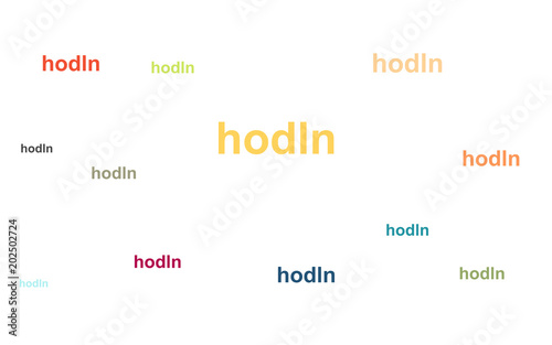 Viele bunte Wörter - hodln