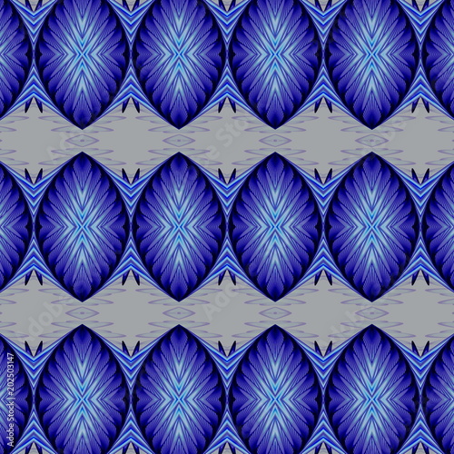 декоративный геометрический узор синий текстура ткани