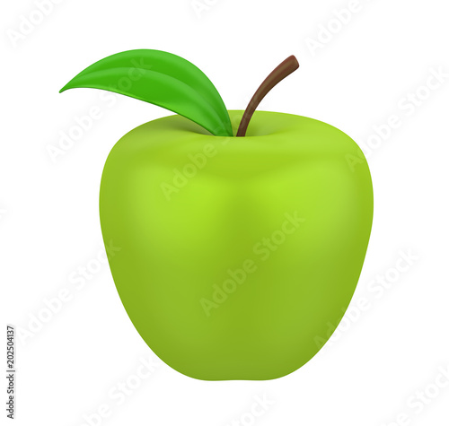 Green Apple Isolated