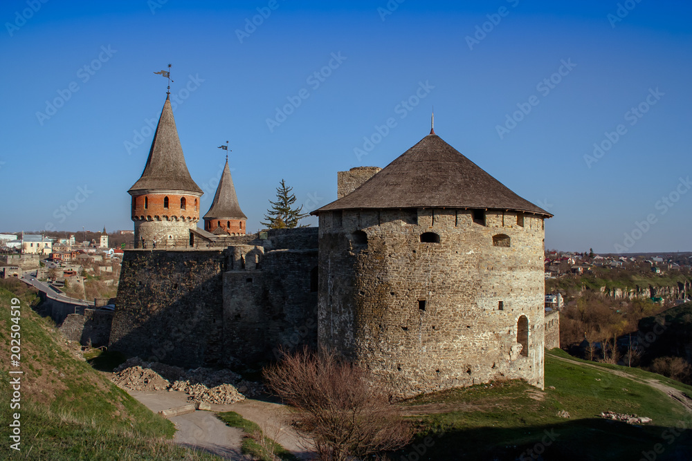 Kamieniec Podolski fortress - one of the most famous and beautiful castles in Ukraine.