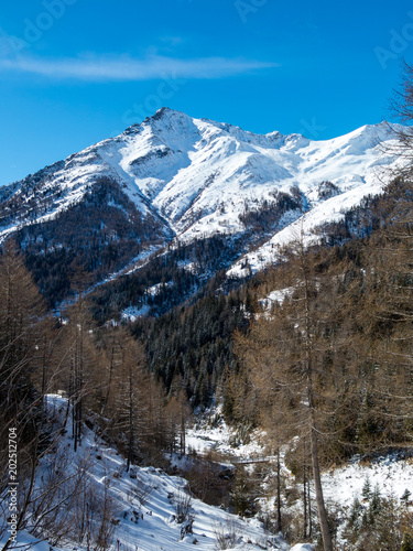 Mount Blauspitze in winter