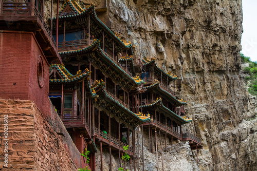 Hanging Temple, Shanxi province, China photo