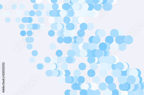 Abstract geometric circles  bubbles. Color  design  surface   messy.