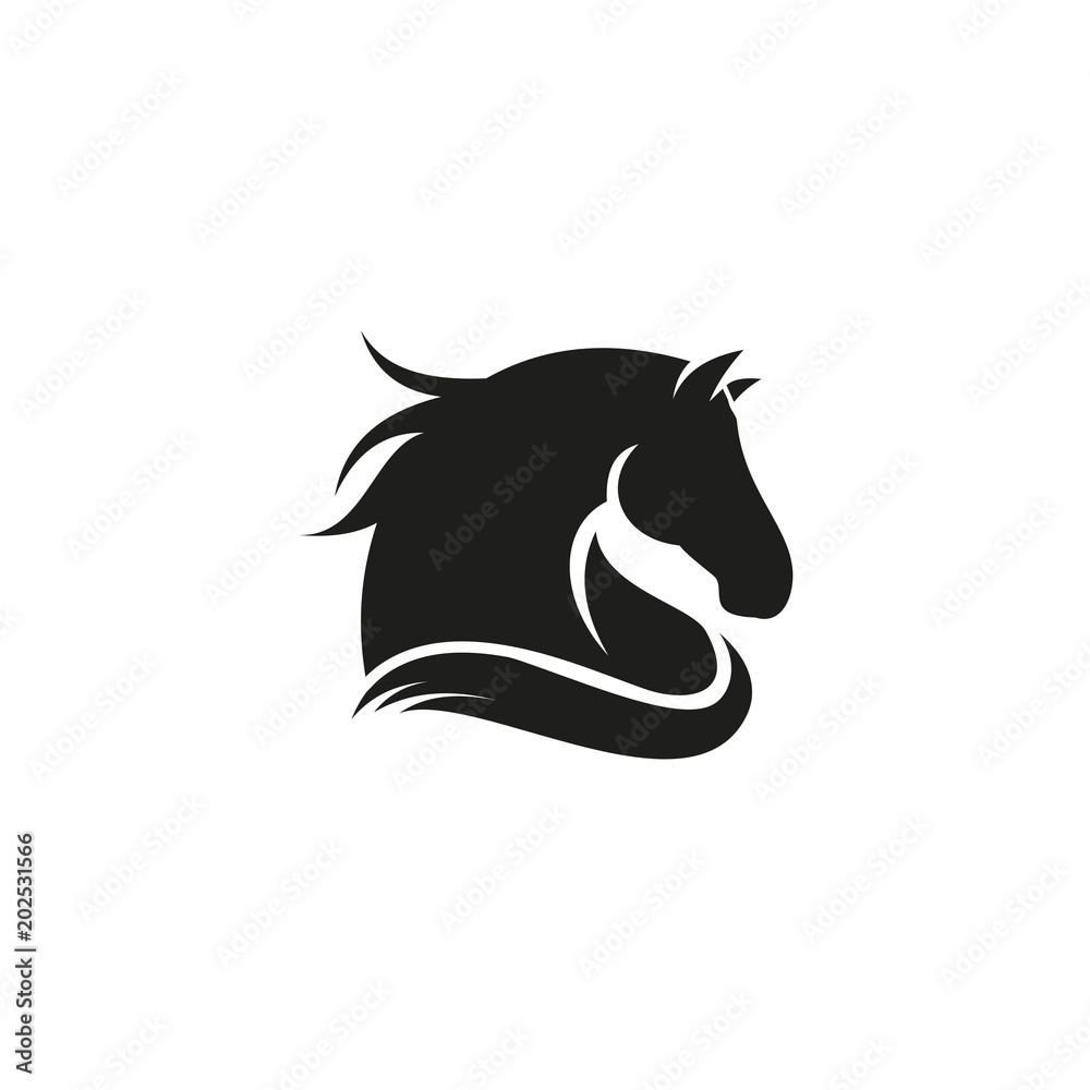 logo horse modern