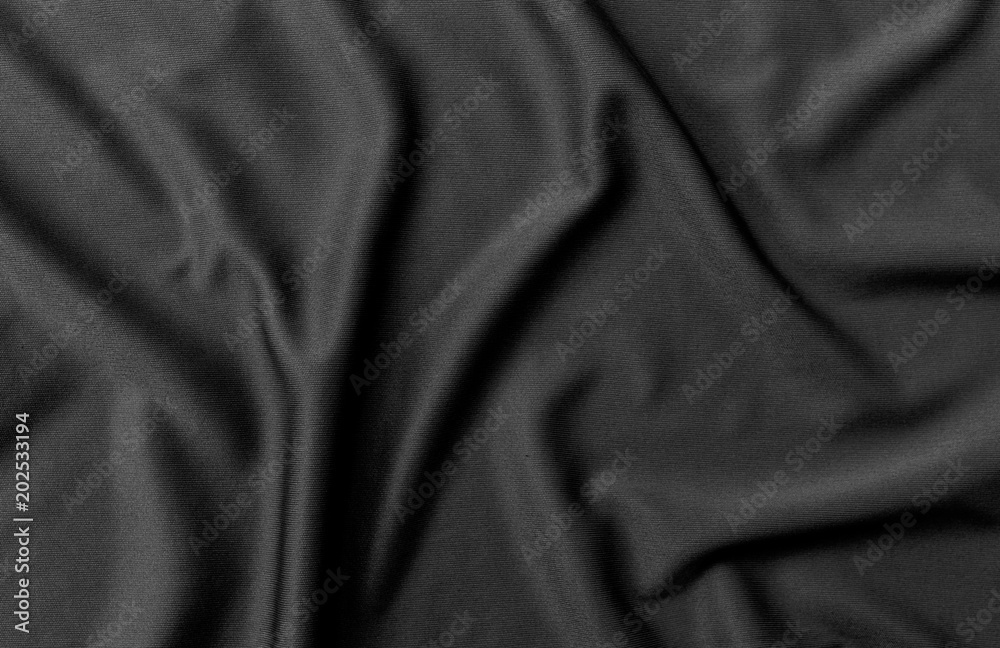 Fototapeta premium Black fabric background 
