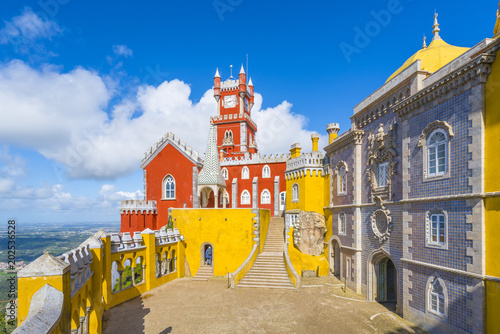 National Palace of  Pena, Sintra region, Lisbon, Portugal