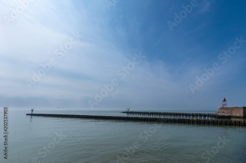 Beatiful View Of  The Harbor Exit Of Vlissingen Province Zeeland © Bjoern Bernhard