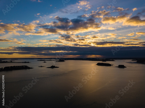 Sunset in Bretagne - Drone © Vincent