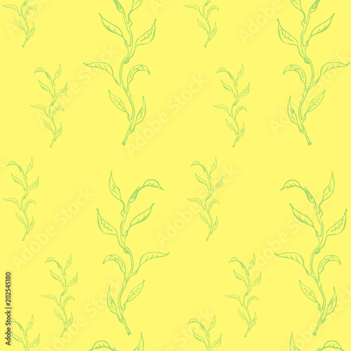 Spring Seamless with Willow Branches