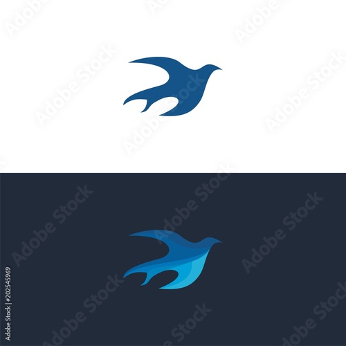 logo bird modern