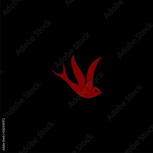 logo bird modern