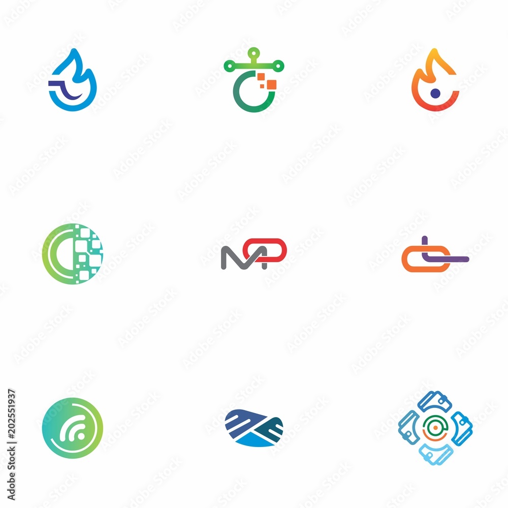 logo set design for company, brand, identity, and collection logo set design for company, brand, identity, and collection