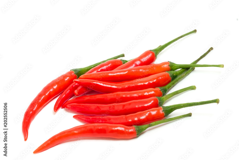 fresh red chilli peppers