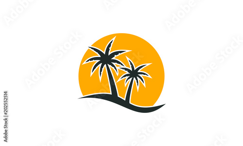 island coconut vector