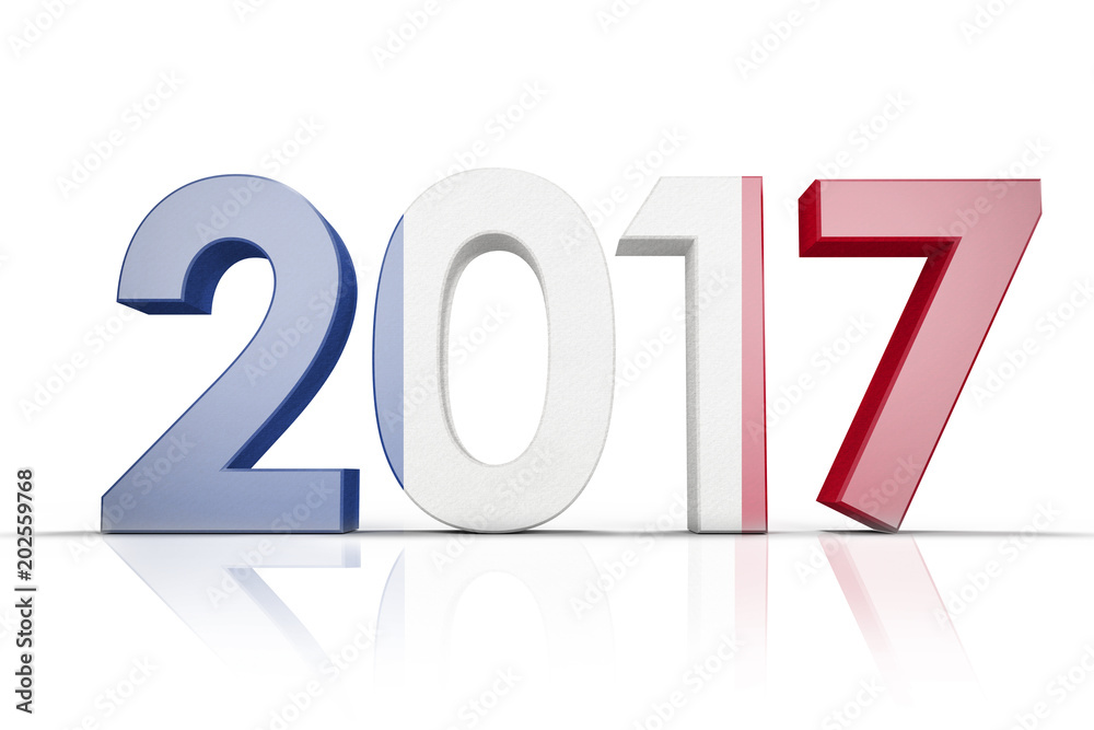 France national flag against illustration of numbers France national flag against illustration of numbers