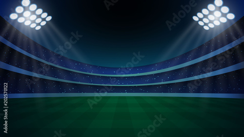 stadium with illumination,