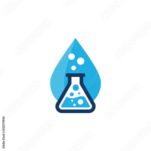 Liquid Lab Logo Icon Design